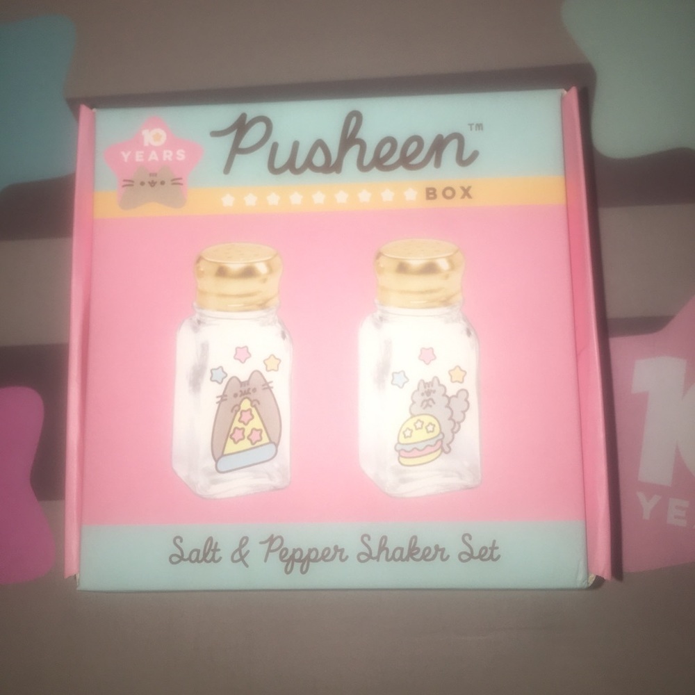 Pusheen salt and pepper shakers 2020 winter box